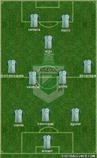CDC Atlético Nacional Formation 2017