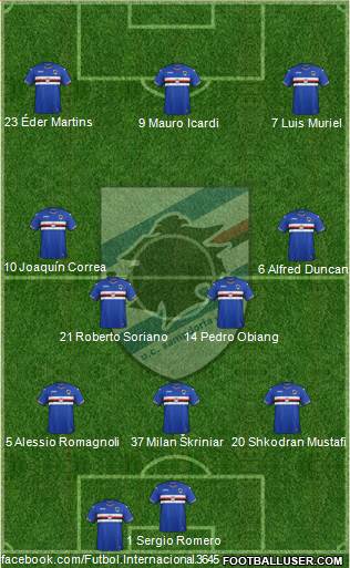 Sampdoria Formation 2017