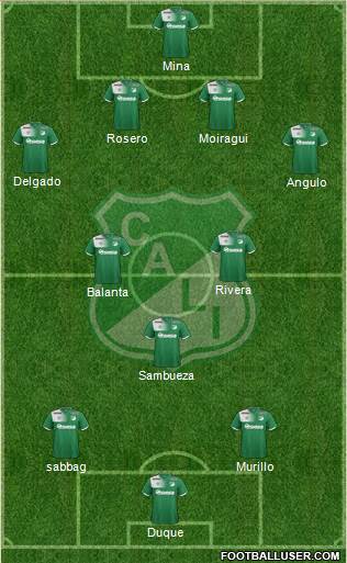 AC Deportivo Cali Formation 2017