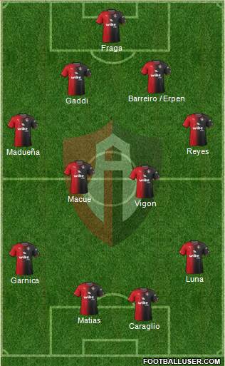 Club Deportivo Atlas Formation 2017