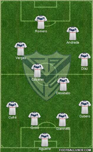 Vélez Sarsfield Formation 2017