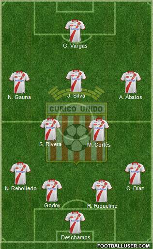 CD Provincial Curicó Unido Formation 2017