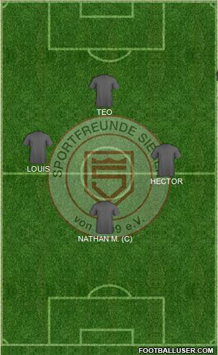 Sportfreunde Siegen Formation 2017