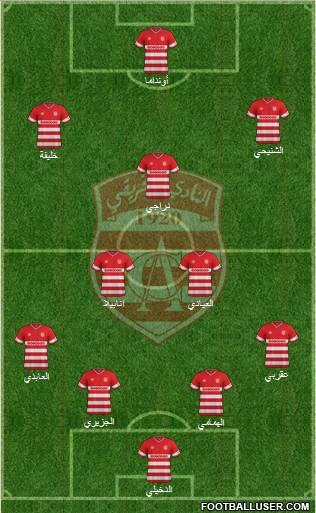 Club Africain Tunis Formation 2017