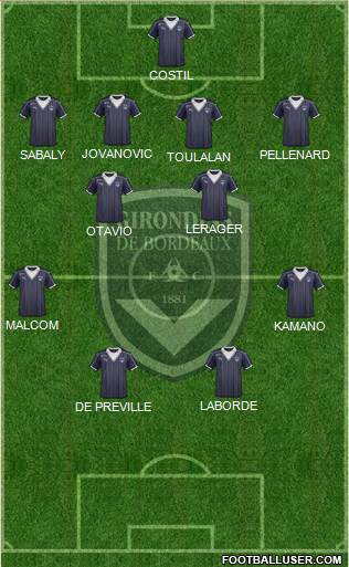 FC Girondins de Bordeaux Formation 2017