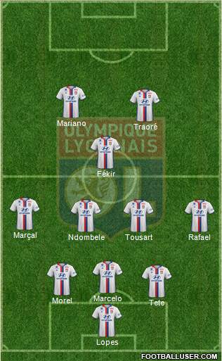 Olympique Lyonnais Formation 2017