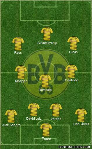 Borussia Dortmund Formation 2017