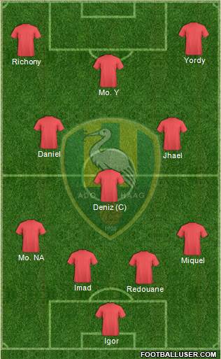 ADO Den Haag Formation 2017