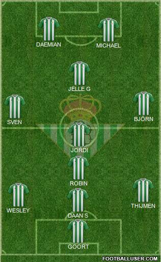 Real Betis B., S.A.D. Formation 2017