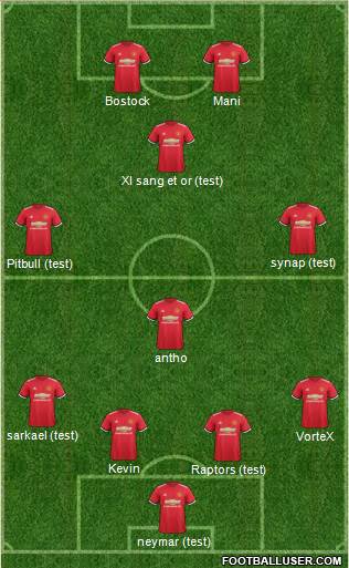 Manchester United Formation 2017