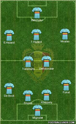 Belgium Formation 2017