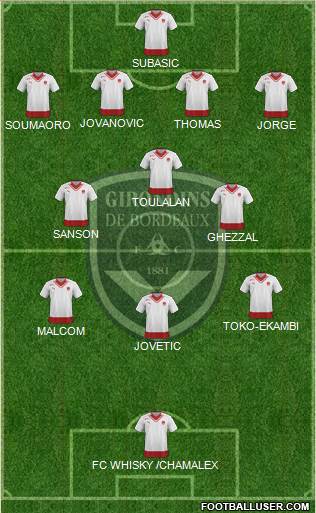 FC Girondins de Bordeaux Formation 2017