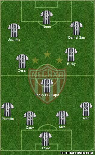 Club Deportivo Necaxa Formation 2017