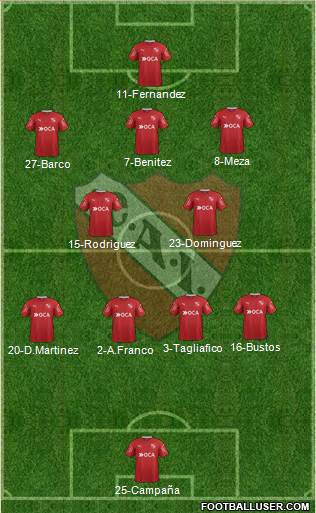 Independiente Formation 2017