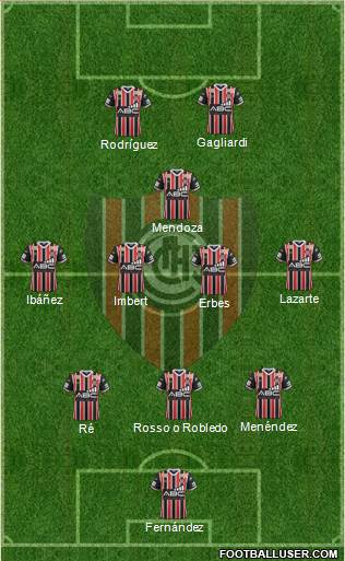 Chacarita Juniors Formation 2017