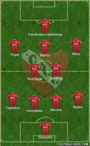 Independiente Formation 2017