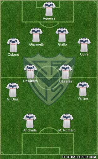 Vélez Sarsfield Formation 2017