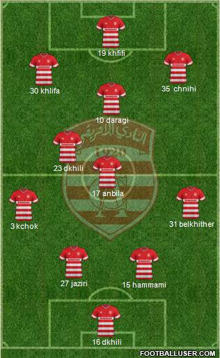 Club Africain Tunis Formation 2017