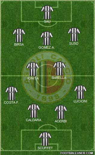 Ascoli football formation