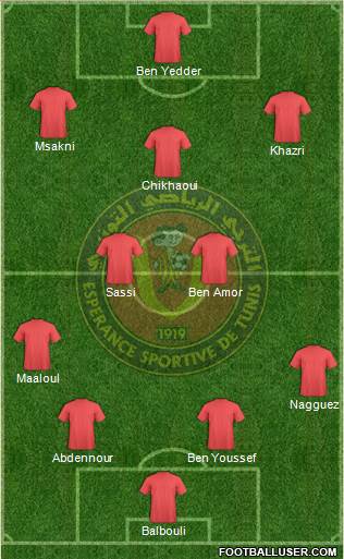 Espérance Sportive de Tunis football formation