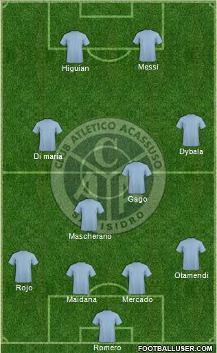 Acassuso football formation