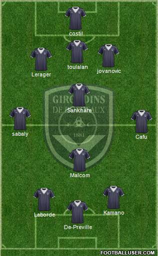 FC Girondins de Bordeaux Formation 2017
