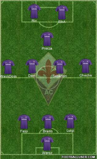 Fiorentina Formation 2017