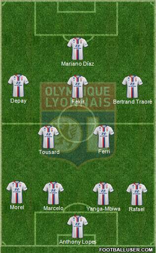 Olympique Lyonnais Formation 2017
