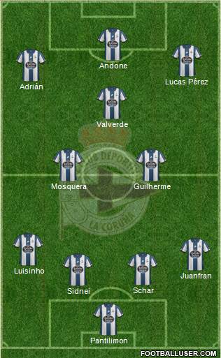 R.C. Deportivo de La Coruña S.A.D. Formation 2017