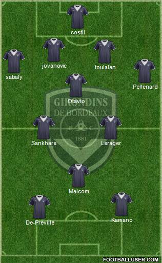 FC Girondins de Bordeaux Formation 2017