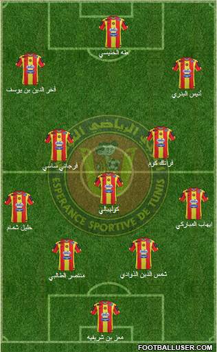 Espérance Sportive de Tunis football formation