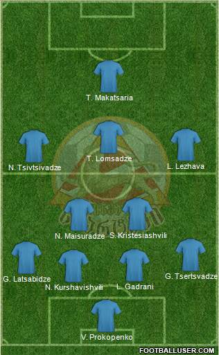 Spartaki Tskhinvali Formation 2017
