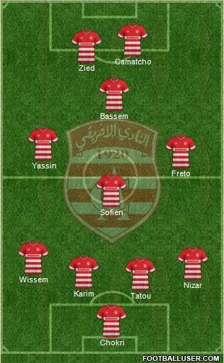 Club Africain Tunis Formation 2017
