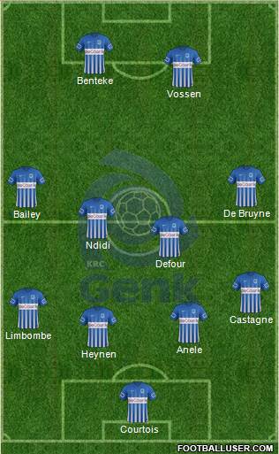 K Racing Club Genk football formation