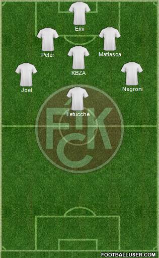 1.FC Kaiserslautern Formation 2017