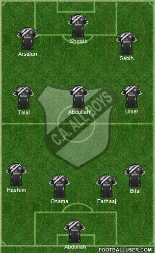 All Boys Formation 2017