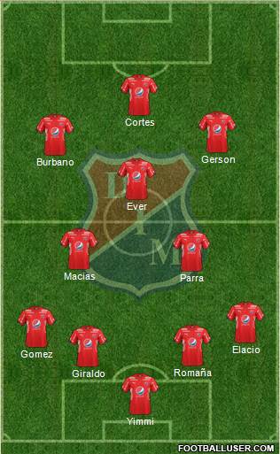 CD Independiente Medellín Formation 2017