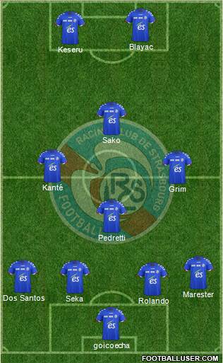 Racing Club de Strasbourg-Football Formation 2017