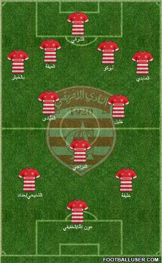 Club Africain Tunis Formation 2017
