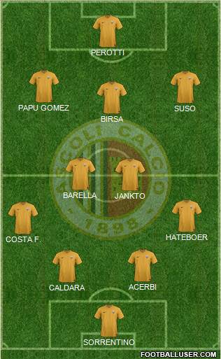 Ascoli football formation