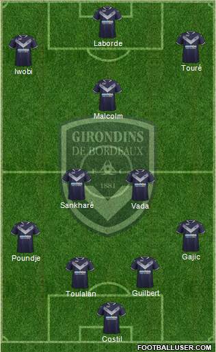 FC Girondins de Bordeaux Formation 2017