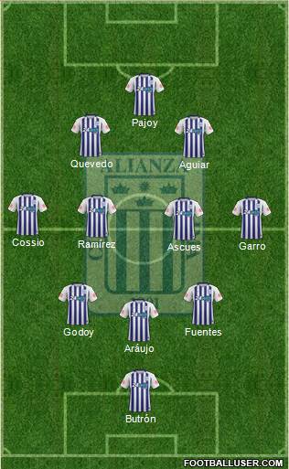 C Alianza Lima Formation 2017
