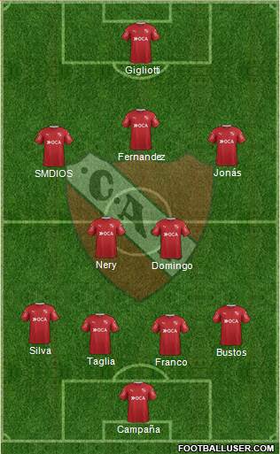 Independiente Formation 2017