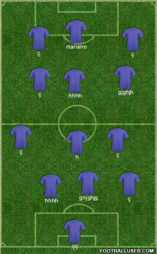 KF Ulpiana football formation