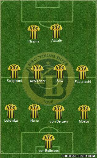 BSC Young Boys Formation 2017