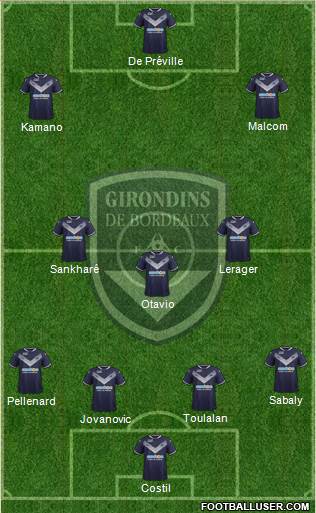 FC Girondins de Bordeaux Formation 2017
