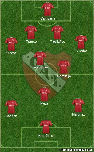 Independiente Formation 2017