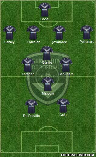 FC Girondins de Bordeaux Formation 2017