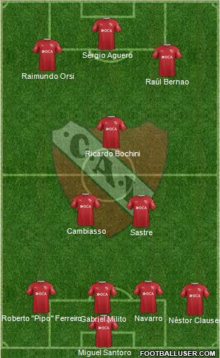 Independiente Formation 2017