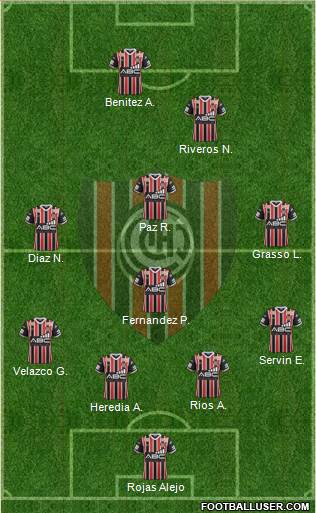 Chacarita Juniors Formation 2017